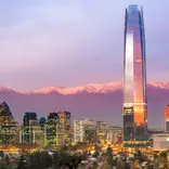 Beautiful downtown Santiago, Chile