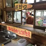 in the cafe
