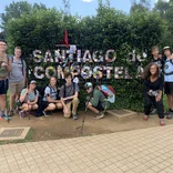 Students on a weekend excursion in Santiago.