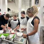 One of the many perks of the Comparative Healthcare Study + Travel Program - a cooking class!