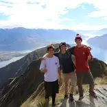 Participants enjoying the beautiful views in New Zealand