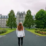 Participant looking at Maynooth University