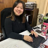 Chile Intern creating graphics