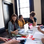 EF Language year abroad students prepping for their exams