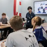 EF students practicing for their Japanese language exam