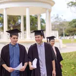 EF language year abroad students graduating from their university prep program