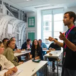 EF students prep for official language exams
