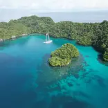 Anchored in Palau