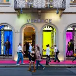 Versace store in Milan