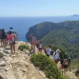 Students hiking on program in beautiful Palma de Mallorca