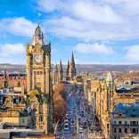 Edinburgh city scene