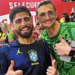 Students in soccer jerseys 