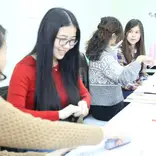 Students learning Japanese at SCSP