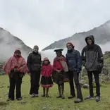 Hiking in the Andes