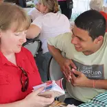 Teach English to youth and adult students.