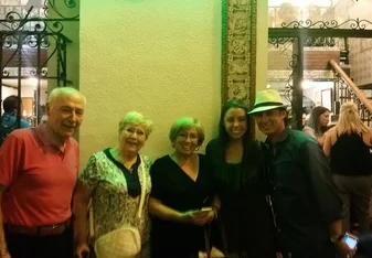Marí (my host Mom and her friends)