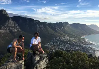 Looking across the 12 Apostles, top of Lion's Head , Cape Town