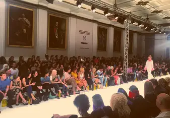 One of the shows I got to attend with Fashion Week Internships