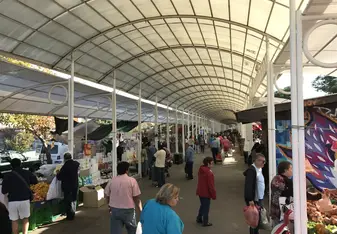 The farmers market in San Bernardo, Chile