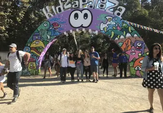 Attending Lollapalooza with other English teachers