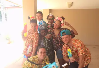 Our first Songkran, the worlds greatest holiday.