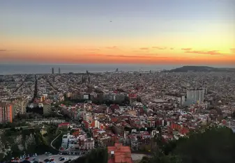 View of Barcelona from Bunkers