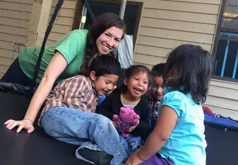 Had so much fun with these little ninos!