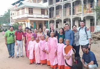 Teaching at a Burmese nunnery