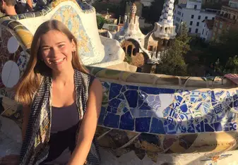 The must-have picture on the bench at Parc Guell
