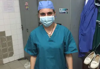 Post surgery at Cape Coast Hospital