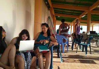 outside study session