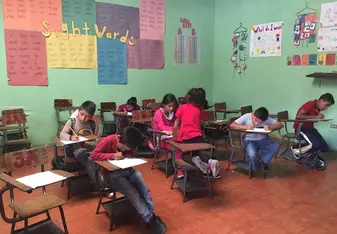 Working hard at the After School Club