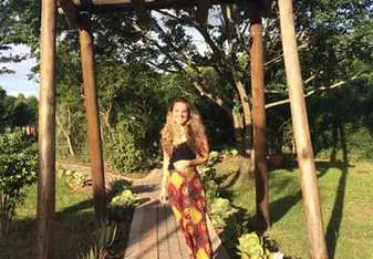 woman in nature