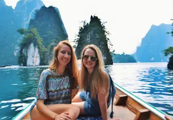 Khao Sok National Park with another CIEE participant