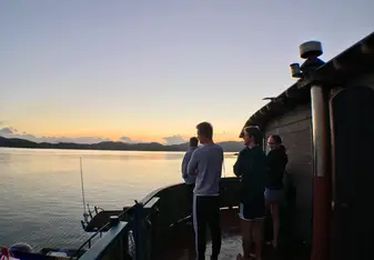 One of my favorite trips here. Unitec's Experience NZ took us to a houseboat in the Bay of Islands.
