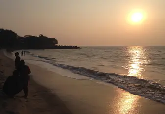 The beach near the GVI house