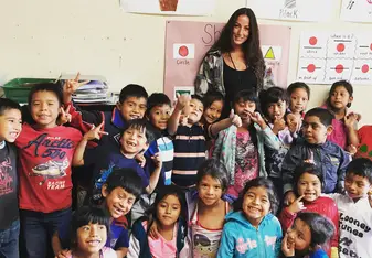 One of my classes, full of laughter and love!