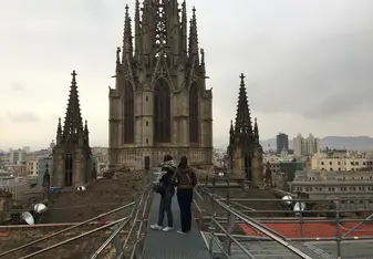 From the roof of El Catedral de Barcelona