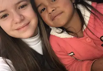 With the kids