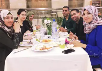 Dinner with Excellence staff