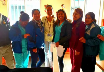 medical volunteer, Pisac, Cusco