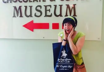Woman at Chocolate and Coffee Museum