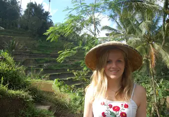 Sightseeing with the interns in Bali!