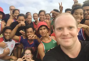 Araura College Travel Teacher Selfie