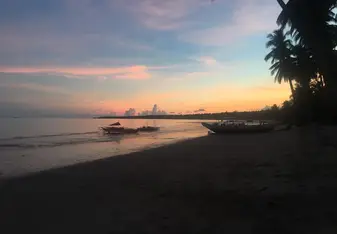 View from the volunteer camp