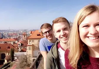 Nice day with friends at the castle