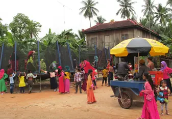 Cambodians in the Kratie Province celebrating Eid