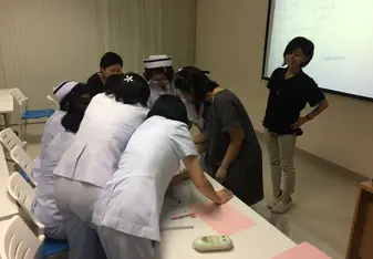 A student group activity