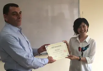 I'm now TEFL certified!