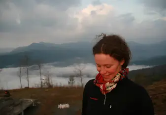 woman in nature